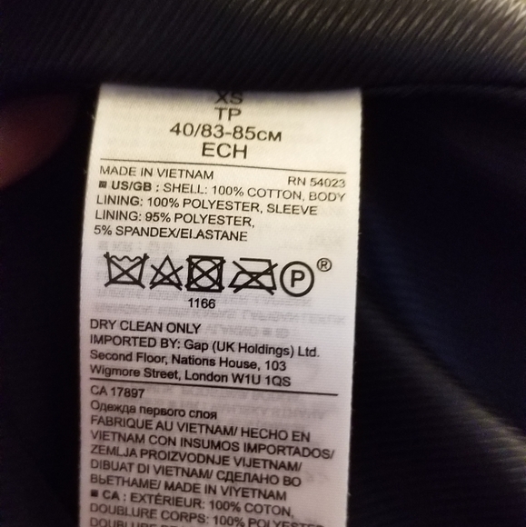 Banana Republic x Olivia Palermo Military Navy Blue Jacket - Picture 16 of 16